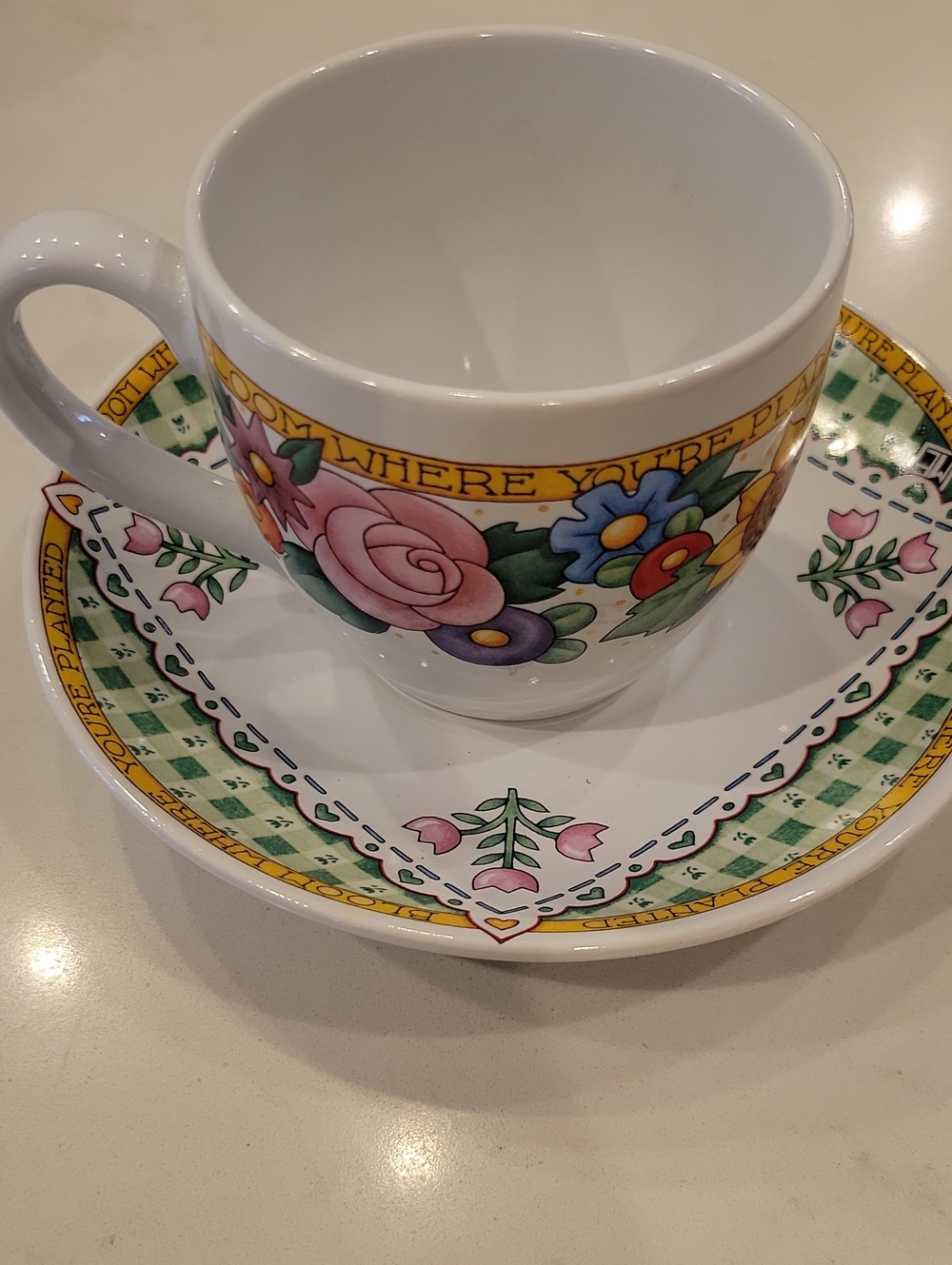 Mary Engelbreit Cup & Saucer